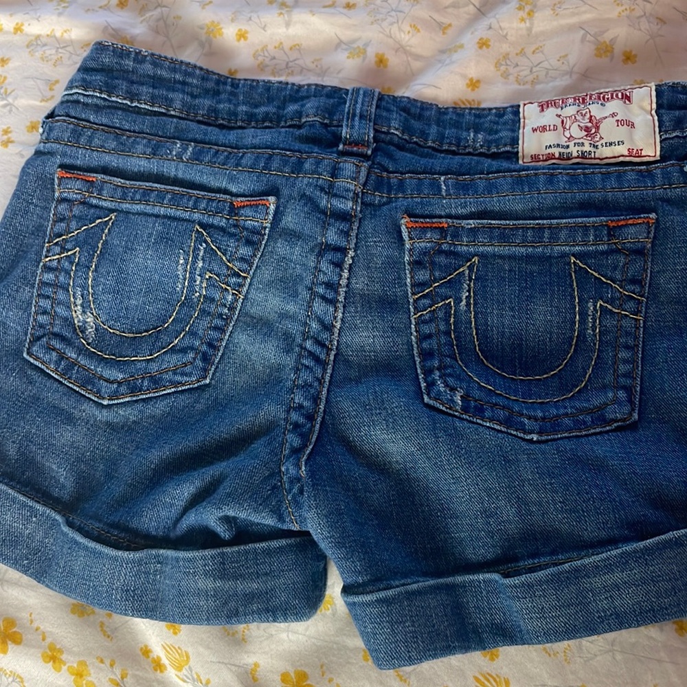 True Religion Girls denim shorts